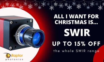Fantastic Christmas offer from QDUKI and Raptor Photonics: Up to 15% OFF on all Raptor SWIR cameras