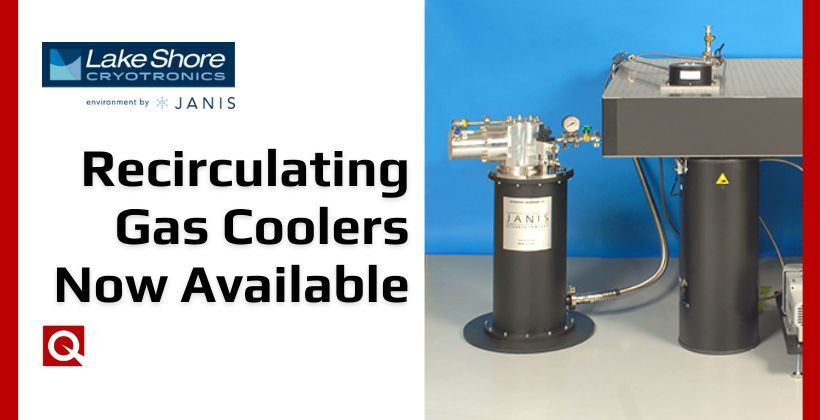 Now available at Quantum Design are Recirculating Gas Coolers