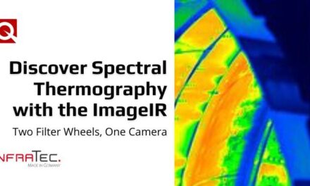 Rotating Filter and Aper­ture Wheel of the ImageIR Camera Series
